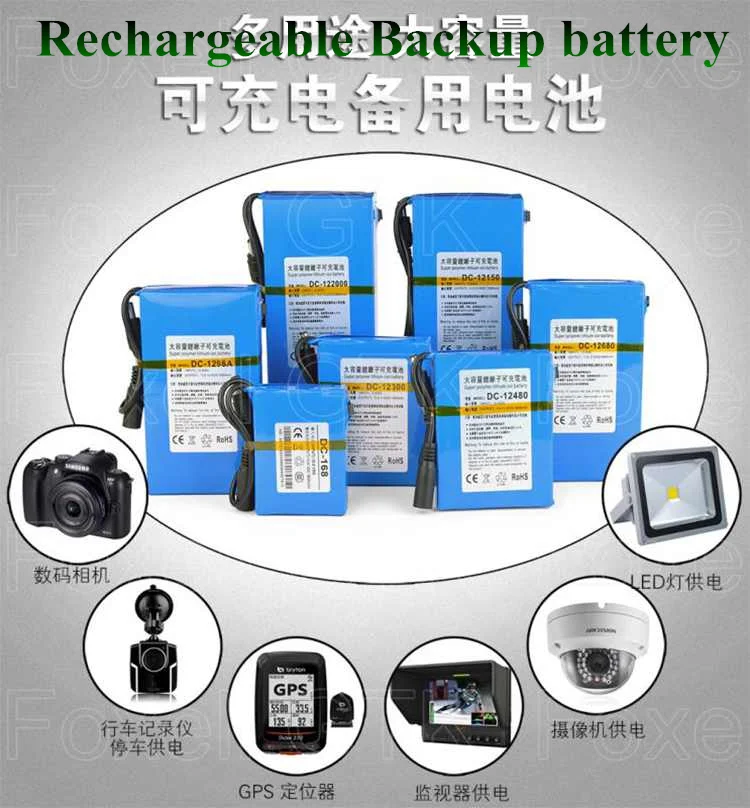 4s 12 8 V 5Ah 12V 5000 мА/ч 6Ah Портативный Перезаряжаемые литий Lifepo4 аккумулятор CCTV монитор