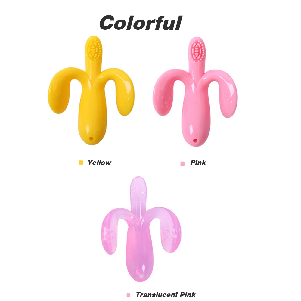 Силиконовая зубная щетка черепаха экологически безопасный Прорезыватель для