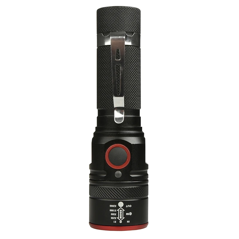 Litwod Z20 Micro USB Перезаряжаемый светодиодный фонарик XM-L2 U3 Zoomable 18650 перезаряжаемый аккумулятор фонарик 1 Режим ВКЛ/ВЫКЛ