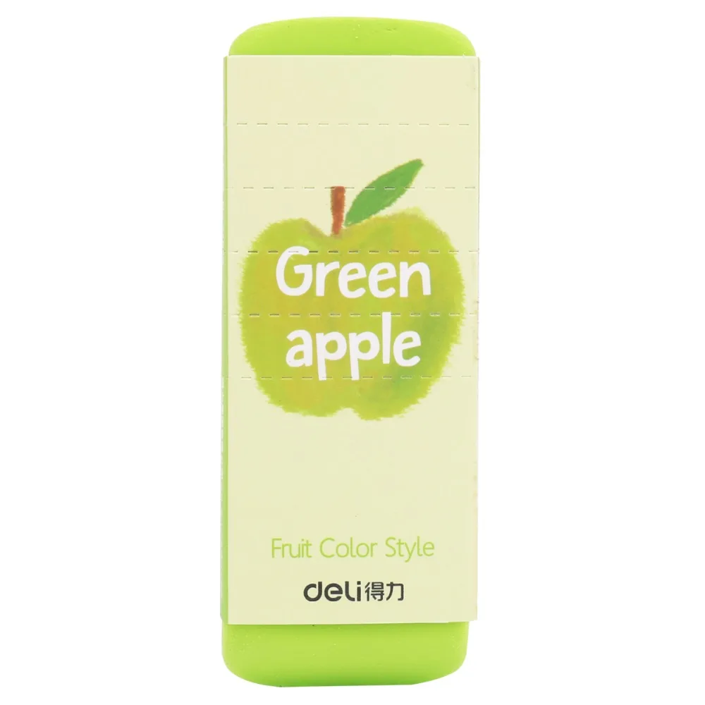 Deli большой резиновый карандаш в форме фруктов разноцветный каучук ластик