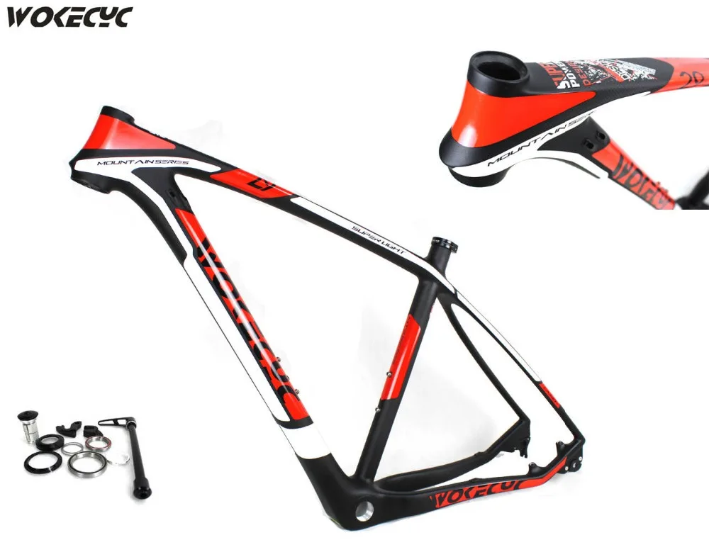 2017 29er 3k рама из углеродного волокна для горного велосипеда BSA Углерод MTB 135x9 мм 142x12