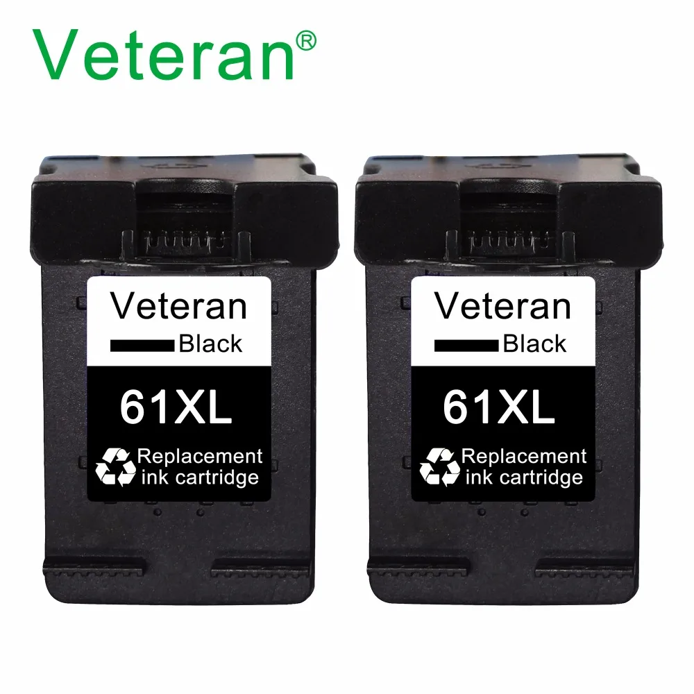Veteran 61XL черный Заправляемый чернильный картридж для hp 61 XL 1000 1010 1050 1510 2000 2050 2510 3000 Envy