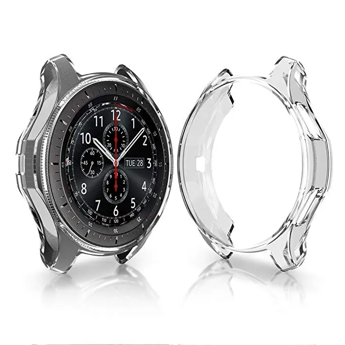 1 Высококачественный ТПУ тонкий защитный чехол для смарт-часов для samsung Galaxy Watch 46 мм 42 мм Рамка аксессуары для умных часов - Цвет: 1
