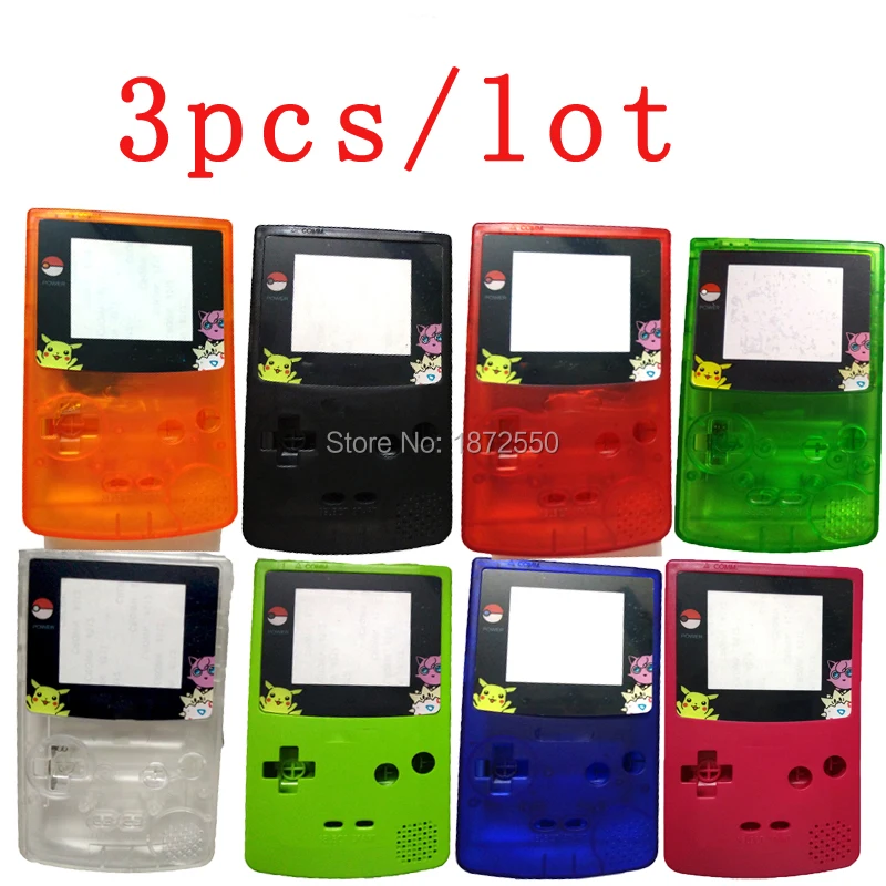 3 шт./лот Galyme карманные монстры версия корпус объектив для GameboyColor GBO DMG игровая