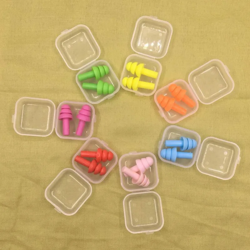 5Pair Noise Cancelling Hearing Protection Earplugs Anti Snoring Reusable Silicone Ear Plugs for Adult And Kids Study Sleep | Багаж и сумки