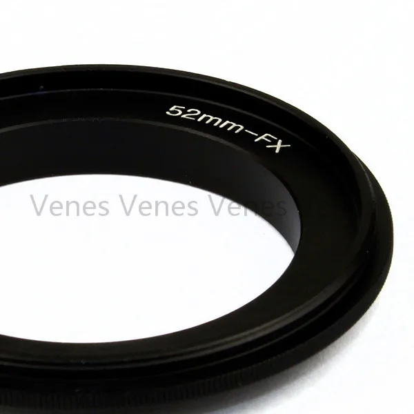 52mm-FX Объектив Макро Обратный адаптер кольцо для камеры Fujifilm X