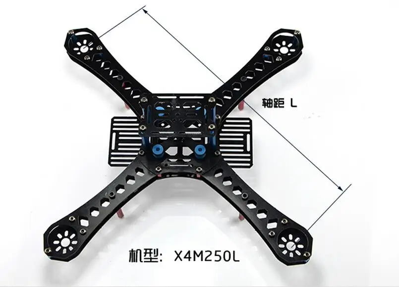 JMT X4 310 360 380 мм Колесная база из стеклопластика DIY RC Quadcopter Frame Kit для 5 &quot-10&quot FPV Freestyle