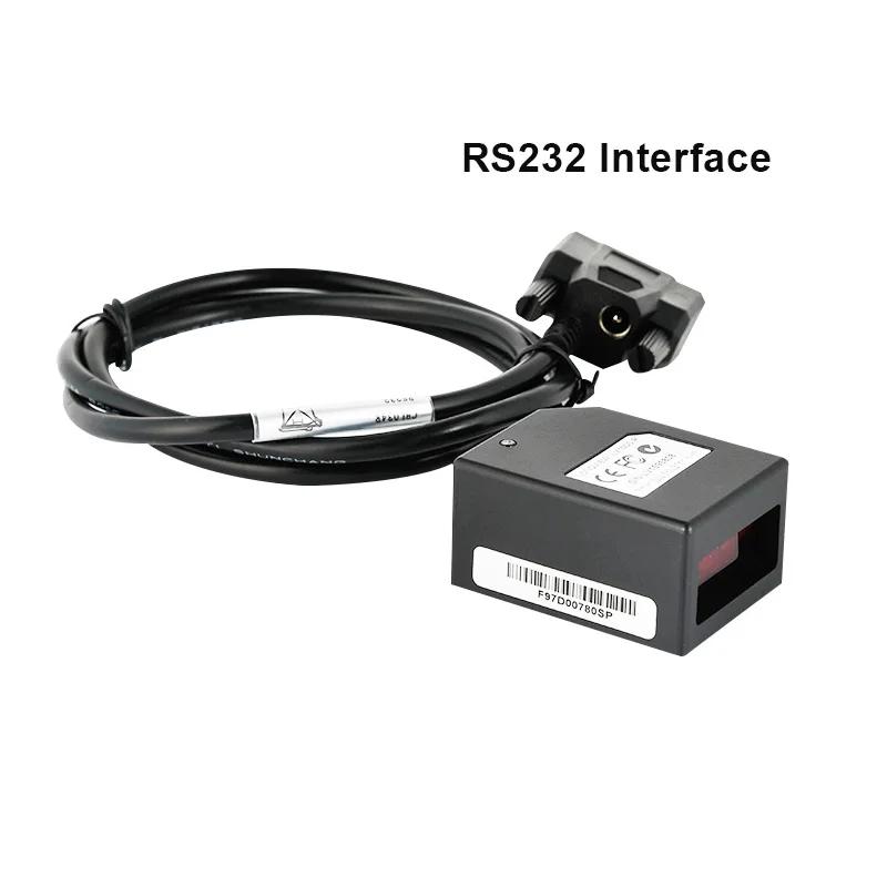 RS232 LV1000R IP54 Номинальная фиксированным креплением 1D CCD сканер штрих-кода для интерактивных терминалах, цифровых носителях терминал самообслуживания - Цвет: RS232