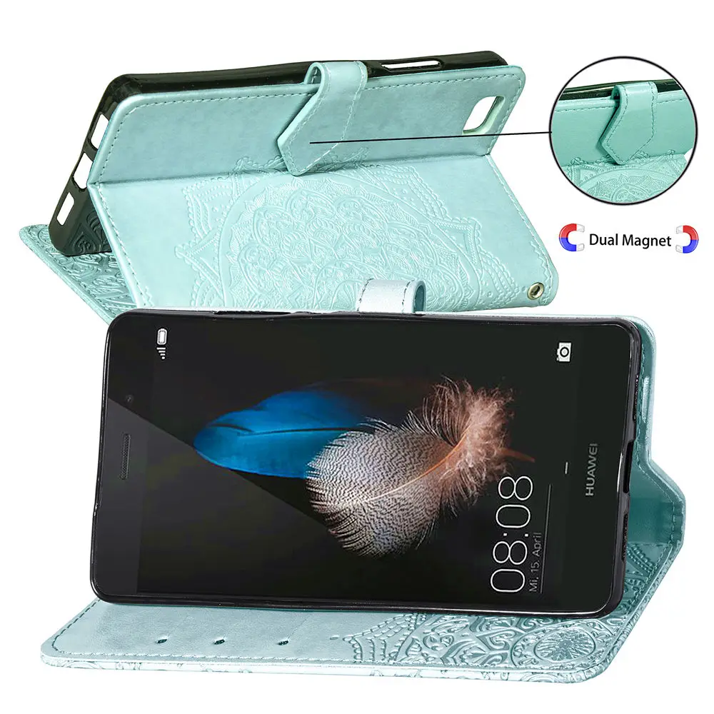 Чехол для телефона, чехол для huawei P8 Lite ALE L21 L04 L02, кожаный кошелек с магнитной подставкой для карт, чехол для huawei P8lite, ALE-L21, чехлы