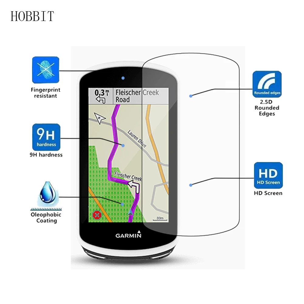 2 упаковки для Garmin Edge 1030 0 3 мм 2.5D 9H закаленное стекло защиты экрана ультратонкая