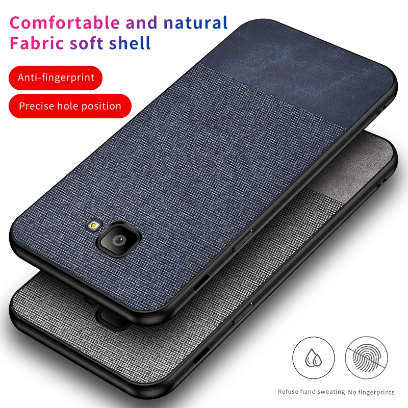 Для samsung Galaxy J6 J8 2018 плюс Цвета комбинированная одежда ТПУ мягкий чехол для J4
