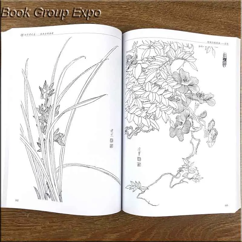 Китайский цветной карандаш для рисования линий разных цветов bai miao рисунок