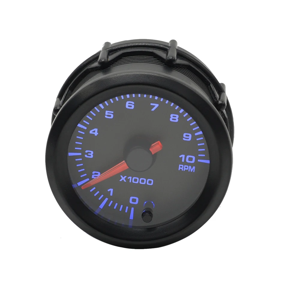 Dragon gauge " 52 мм Высокоскоростной шаговый двигатель 7 цветов светодиодный Тахометр для автомобиля с подсветкой 0-10000 об/мин
