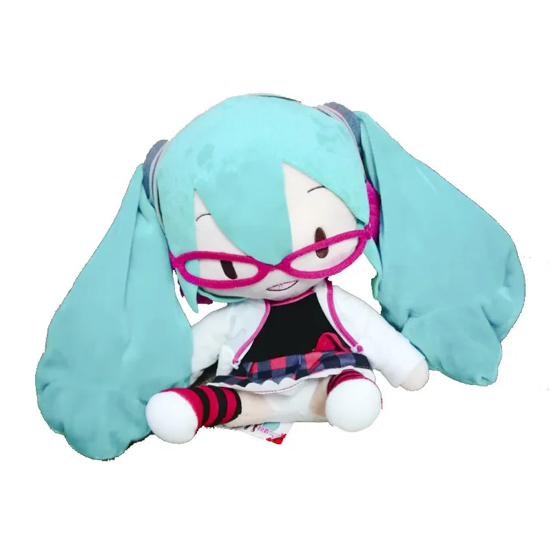 04 Kawaii Hatsune Miku плюшевые игрушки куклы аниме мягкие куклы Hatsune Miku детские подарки на день рождения для девочек 10 стилей - Цвет: 04