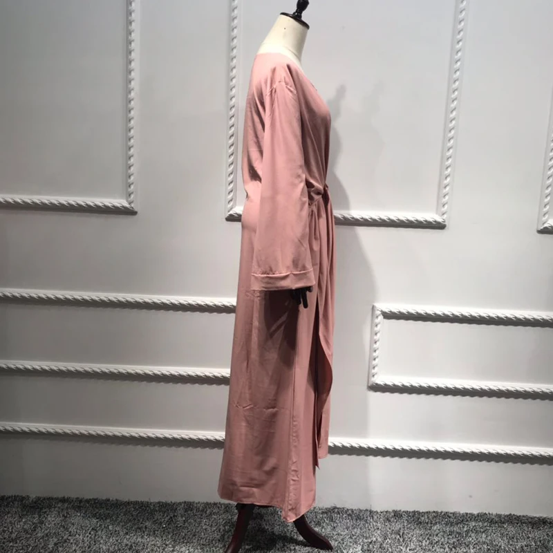 Размера плюс халат Longue Femme женская одежда 2020 Vestidos Mujer длинное Бандажное платье