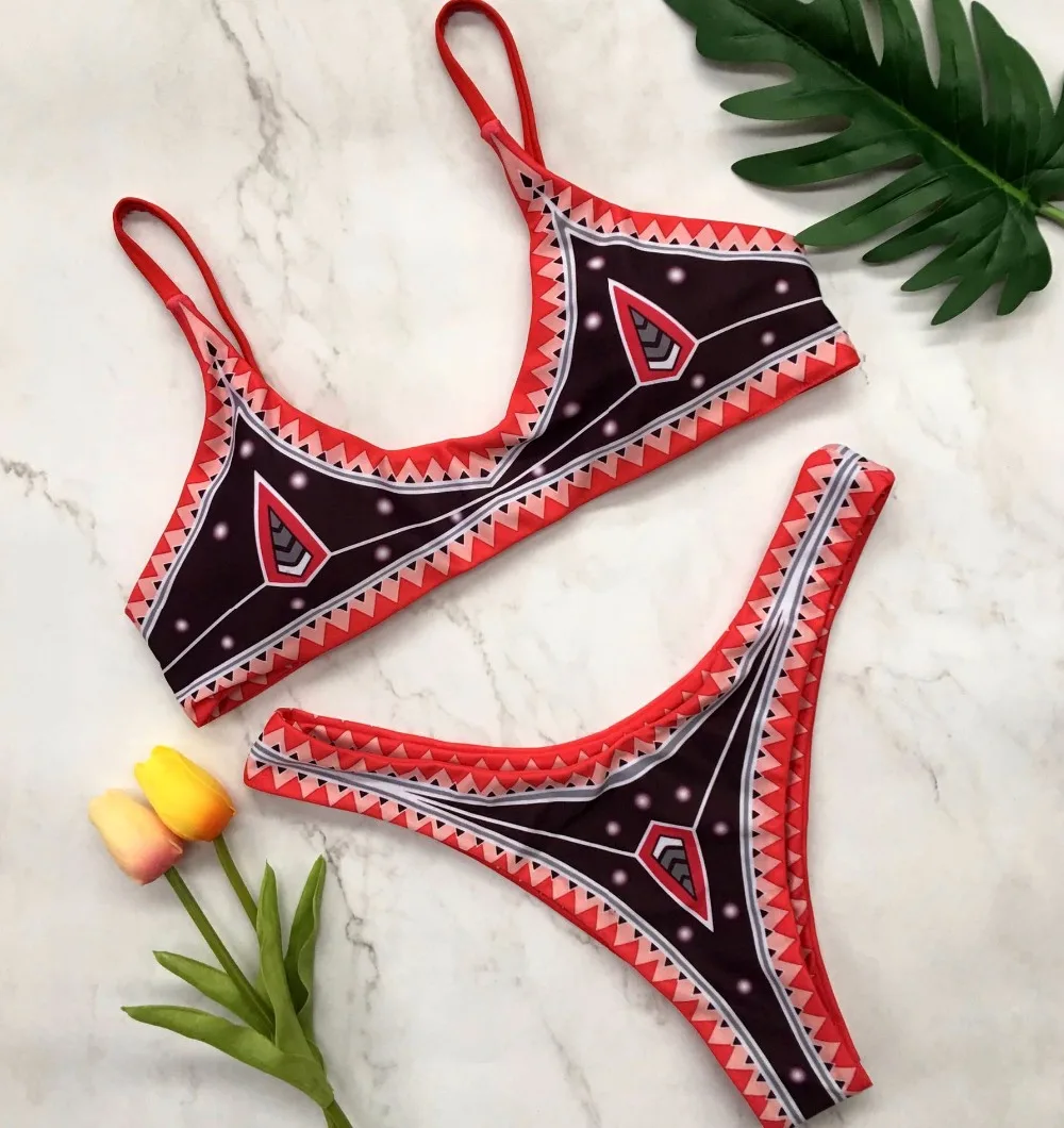 Brand Brazilian Bikini 2018 Swimsuit Swimwear Women Swimming Bathing Suit Beachwear Bandage Sexy Push Up Bikinis Set |