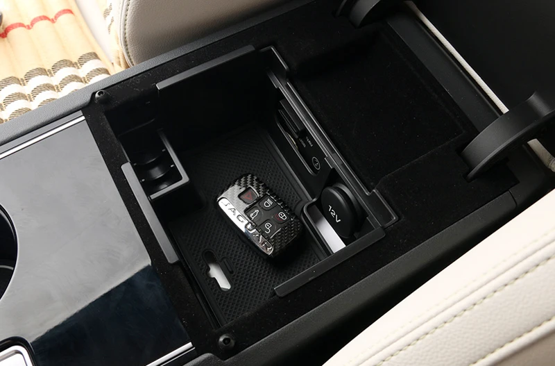 Пластиковый центральный подлокотник Органайзер коробка для Jaguar XE 15-17/F-PACE 16-17/XF 16-17