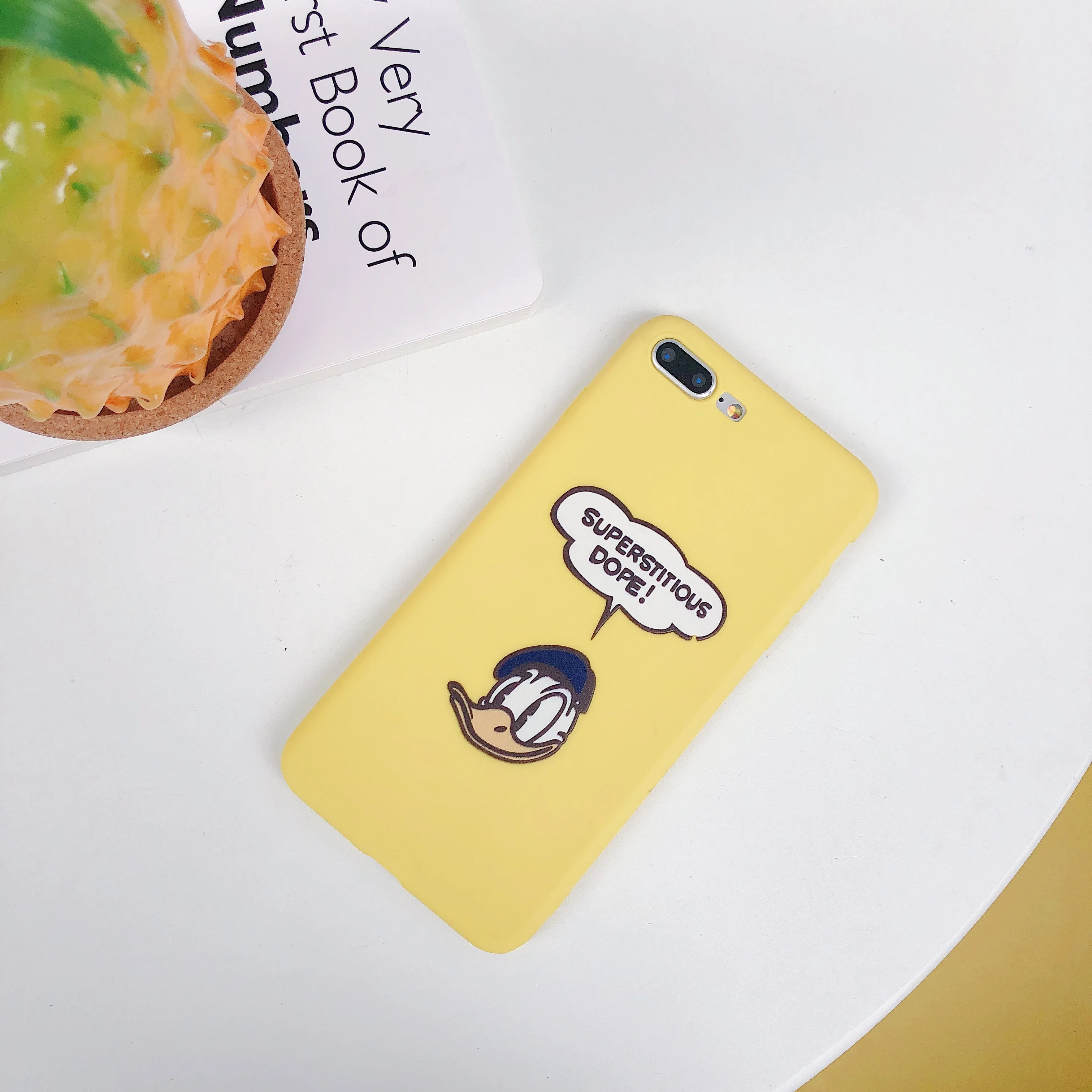 Для OPPO F1 F3 F5 A1 A3 A5 A39 A57 A59 A73 A79 A83 R9 R9S R11 R11S R15 мечта зеркало плюс симпатичные Желтые