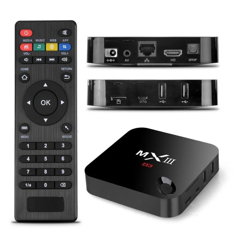 Android 4 ТВ приставка mhiii 4k Amlogic S805 четырехъядерный 2G 8G памяти смарт-приставка