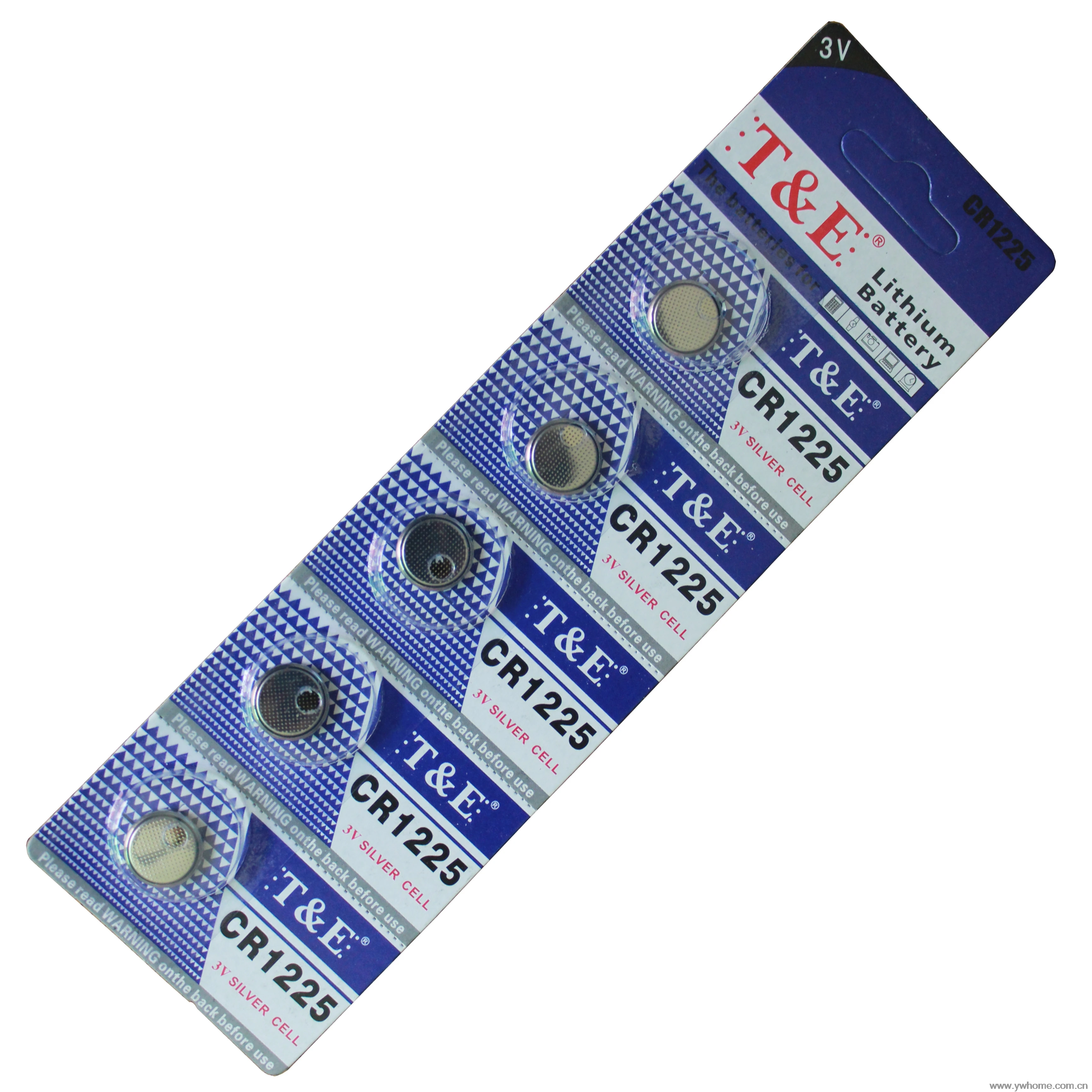

New T&E brand 5PCS SUNMAX CR1225 BR1225 LM1225 1225 BATTERY