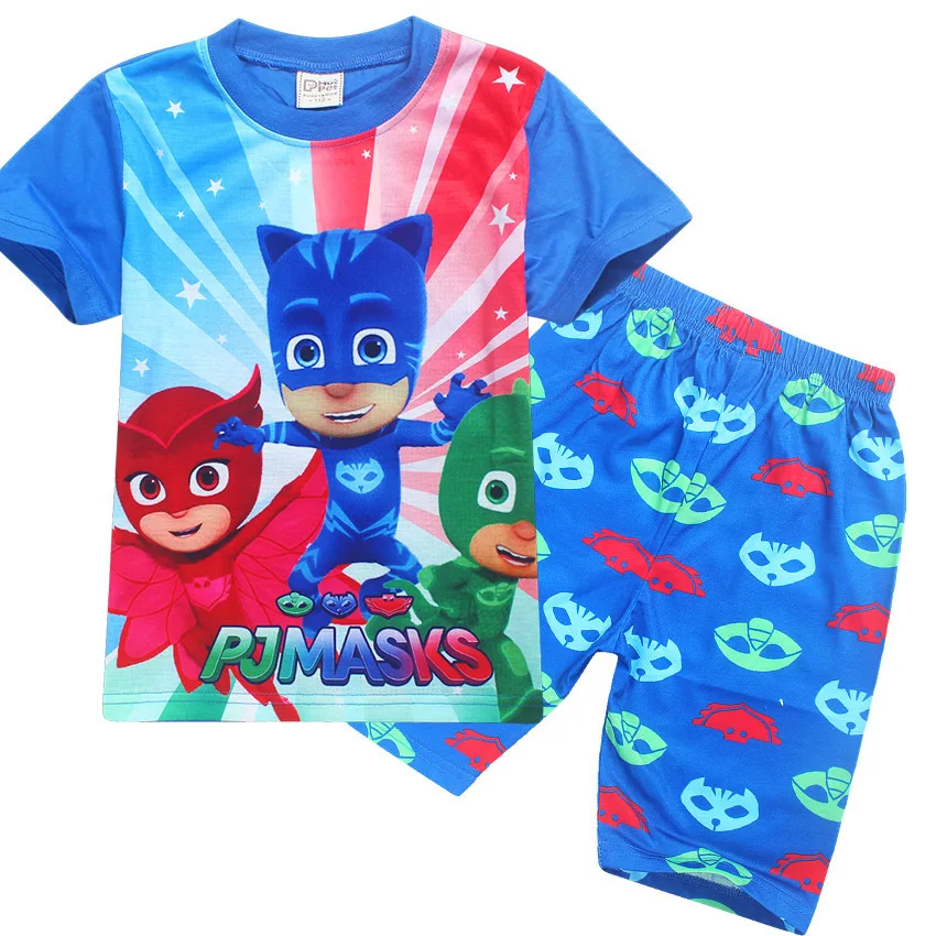 Мода мультфильм пижамы для девочек весенне осенний костюм комплекты Pokemon Go