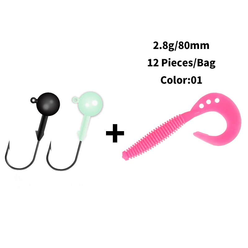 Kingdom Lead Jig Head приманки, острые Крючки 3,5 г/5,3 г/7 г/10,5 г/14 г светящиеся цветные круглые морские рыболовные снасти воблеры модель 3020 - Цвет: 8851-2.8g-01