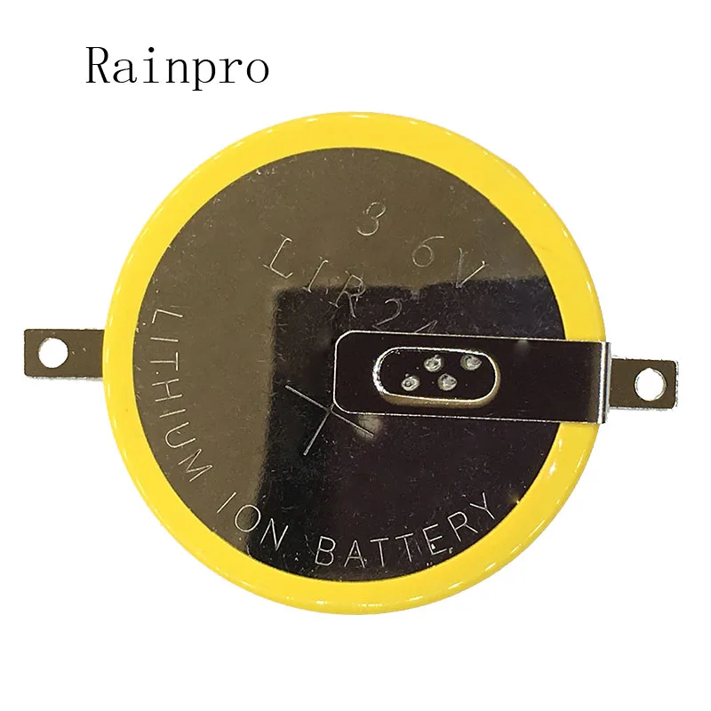 Кнопочная батарея Rainpro 2 шт./лот LIR2450 2450 3 6 В со сварной ножкой перезаряжаемая