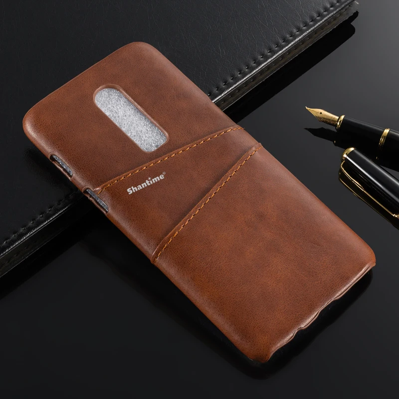 Обложка на заднюю панель из искусственной кожи для Oneplus 6, чехол-кошелек для Oneplus 2, деловой чехол для Oneplus 6 T, отделение для карт, чехол для телефона