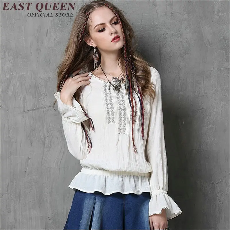 Новинка 2018 осенняя рубашка с баской ретро костюм 18 го века винтажная однотонная