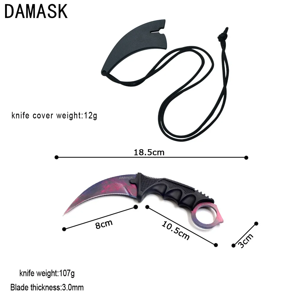 CS GO Counter Strike Top инструменты Karambit Фиксированное Лезвие Нож Самозащита кемпинг