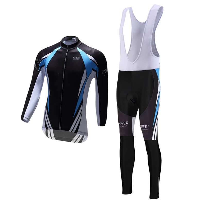 Зимние для мужчин с длинным рукавом велосипедная форма Team Pro дышащий майки