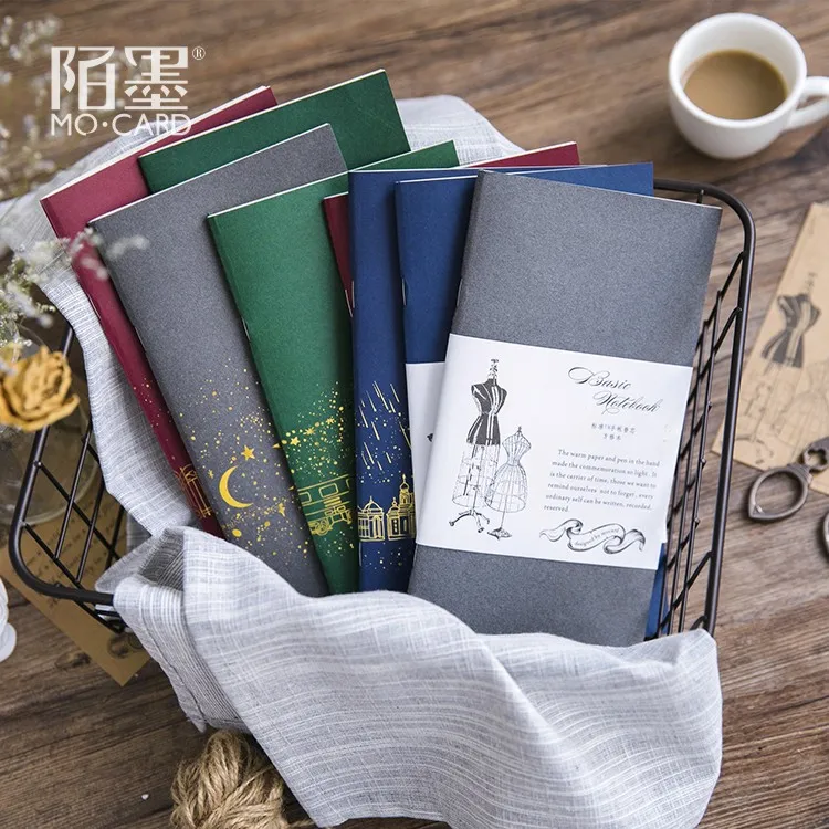 Винтажный блокнот внутренний еженедельник в горошек сетка DIY Bullet Journal портативный ежедневник ретро блокнот