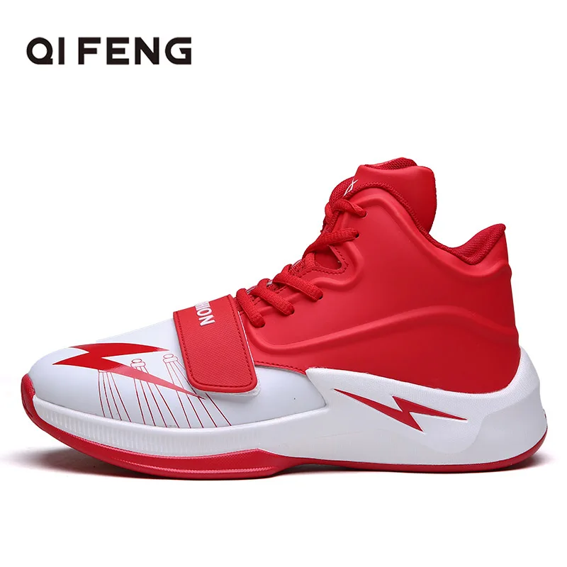 

2022 Men Sports Basketball Shoes Outdoor Ankle Boots Boy School Basketball Footwear Training Sneakers
