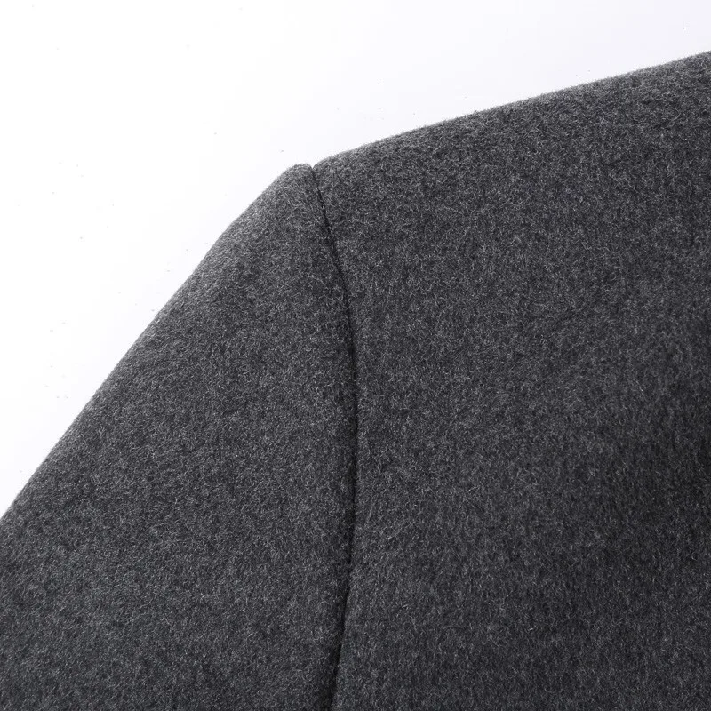 Большие размеры 8XL 7XL новое зимнее шерстяное длинное роскошное мужское