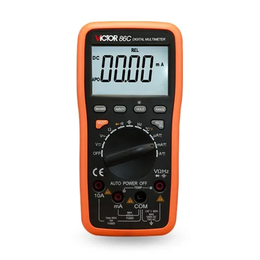 Цифровой мультиметр VICTOR VC86C, цифровой мультиметр USB 3 3/4