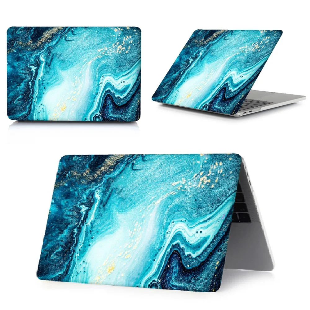 Новый чехол для ноутбука Macbook Air 13 A1466 под мрамор жесткий ПВХ защитный Mac book Pro retina 11