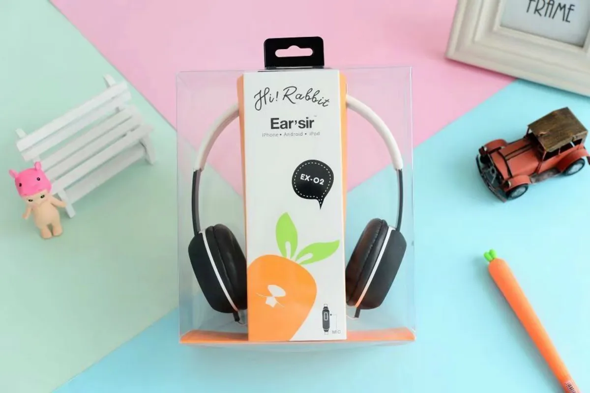 GOXIIS милые наушники ярких цветов Наушники Hi-Fi студент стереомикрофон мобильный