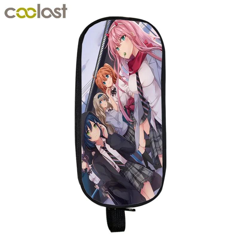 Косметический Чехол Darling in the FranXX с держателем для карандашей, сумка в стиле аниме HIRO ZERO TWO, школьный чехол, школьные принадлежности