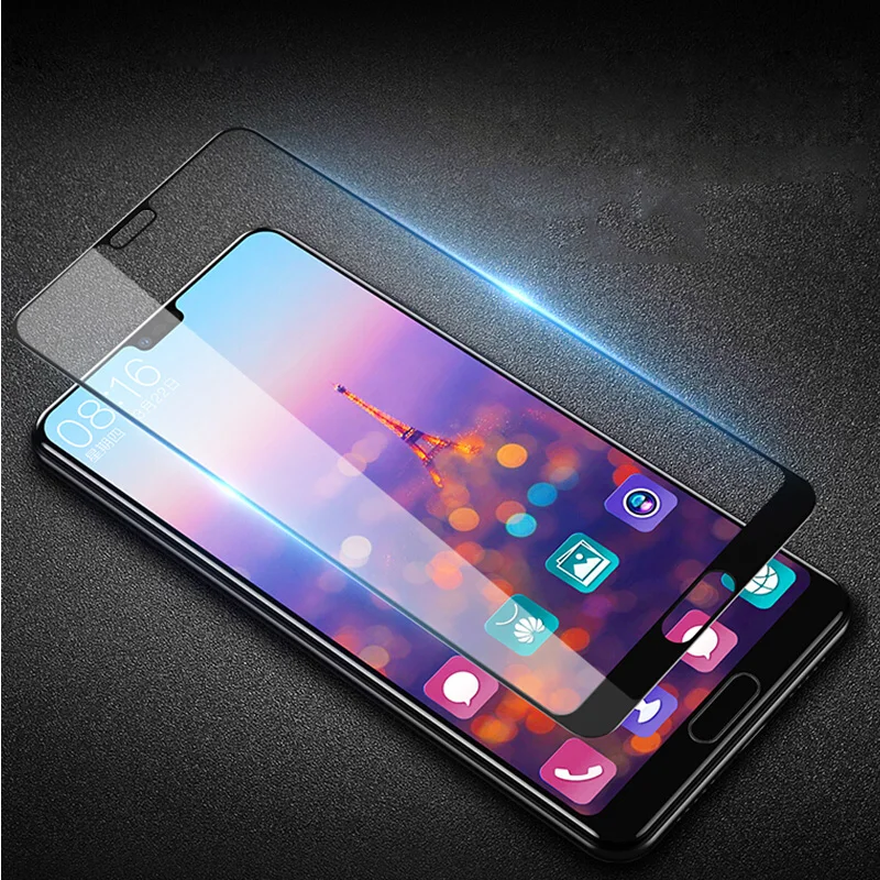 Пленка из закаленного стекла 5D для Huawei P20 Lite полное покрытие Защита экрана Pro P20Lite