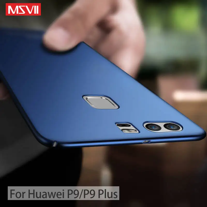 Оригинальный MSVII Coque для huawei P9 случае Роскошные матовое Твердый переплет Пластик