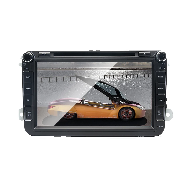 7&quot 2 din Car DVD GPS radio stereo player for Volkswagen VW golf 6 touran passat B7 sharan Touran polo tiguan seat leon | Автомобили и