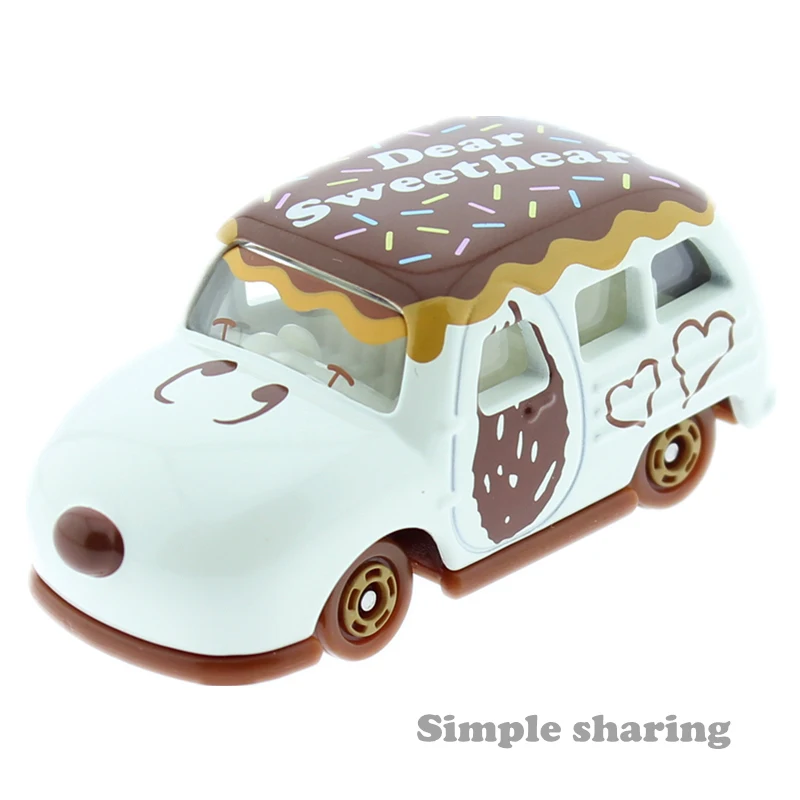 Игрушки для детей Dream Tomica Snoopy Такара Томи литой металлический популярный