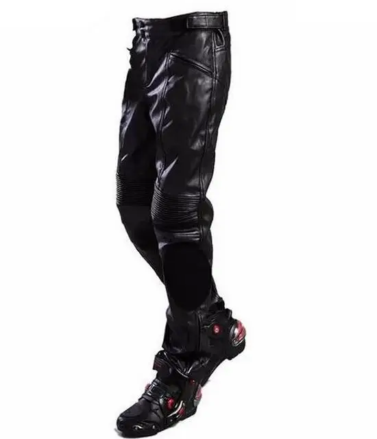 Локомотив гоночный мотоцикл брюки Рыцарь качество ИСКУССТВЕННАЯ кожа