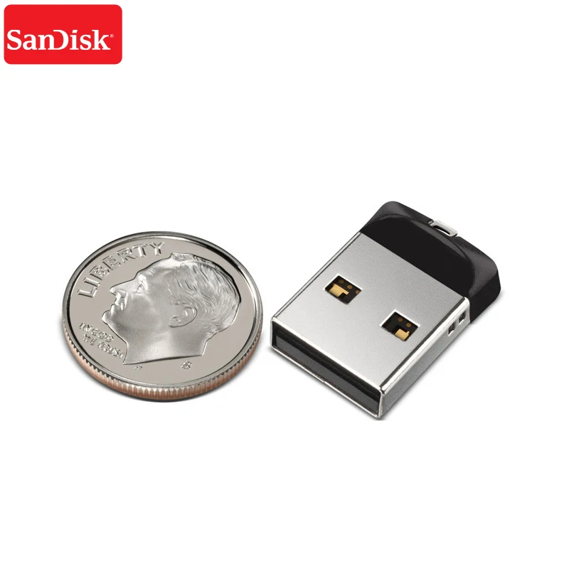 Original SanDisk CRUZER FIT CZ33 USB 2.0 Flash Drive 32GB 16GB mini Pen Drives PenDrives Support Official Verification | Компьютеры и