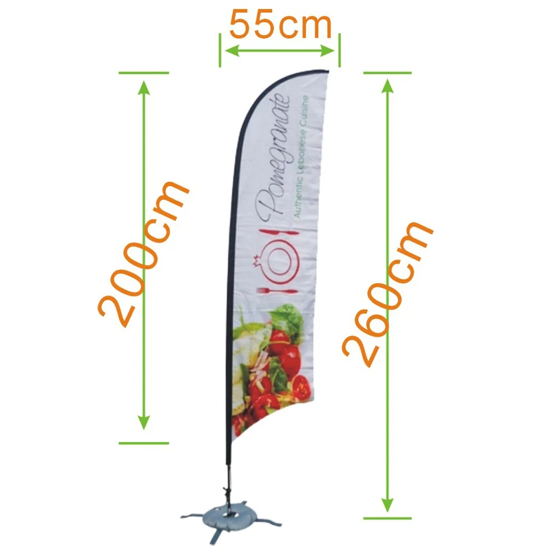 Флаги с односторонним принтом перьев 55 см * 260 см|feather flag|flags free shippingcolor flags |