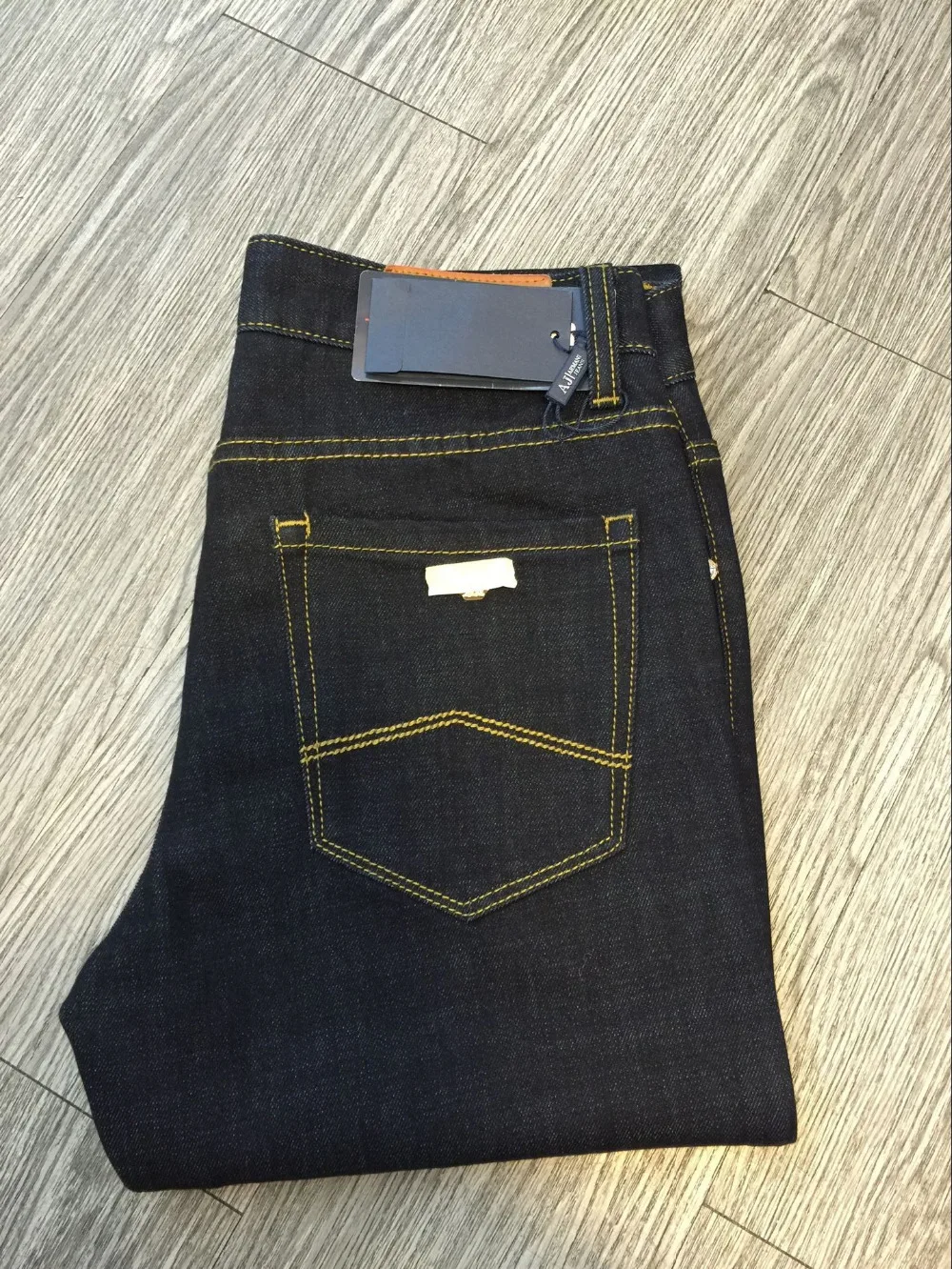 Специальная цена джинсы брюки, темно-бренд мужской trousers.13180