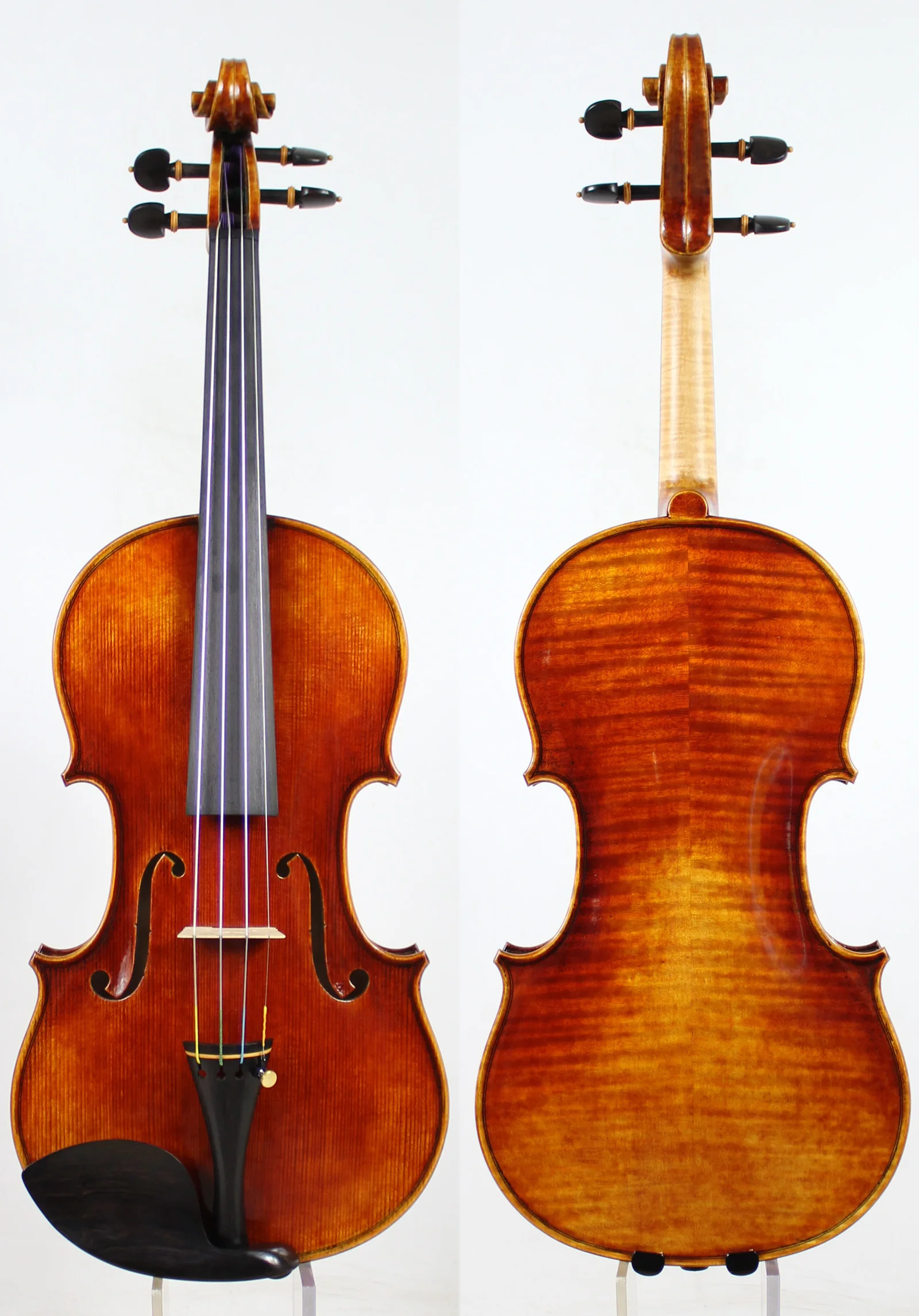 Мастер скрипки! Antonio Stradivari 1704 копия! Сильный и диптон!! мост Обер! Доминант 135B струны