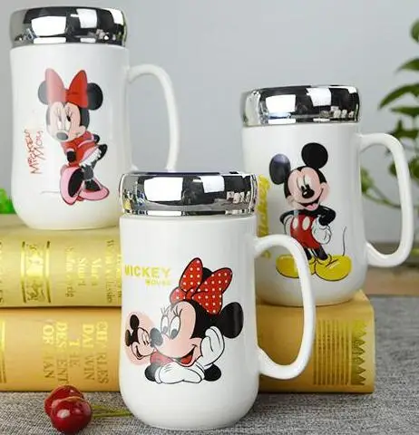 1 шт. керамическая кружка для чая и кофе с Микки Минни лучший рождественский