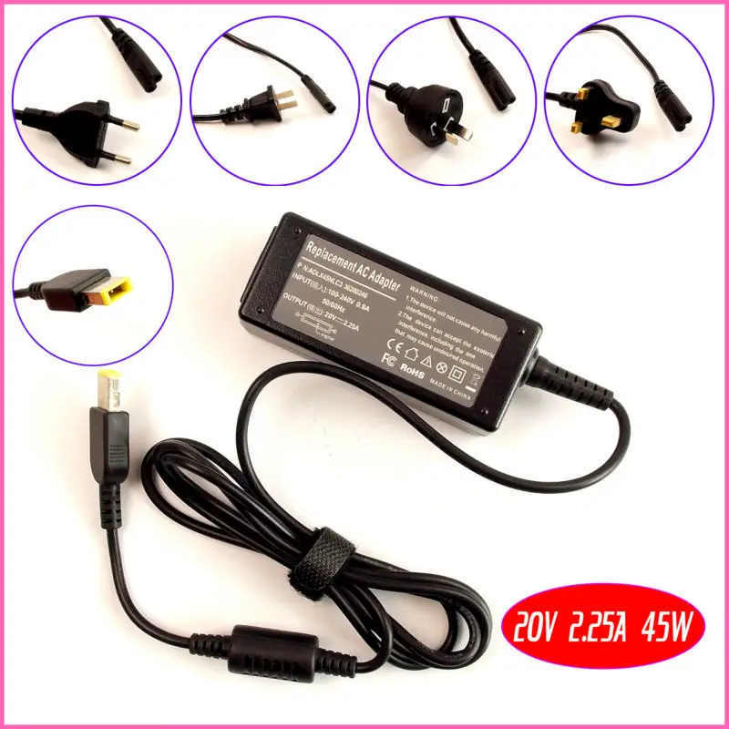 Зарядное устройство для ноутбука Lenovo Essential G505 G510 20 в 2 25 А 45 Вт|charger power cord|charger for ipod
