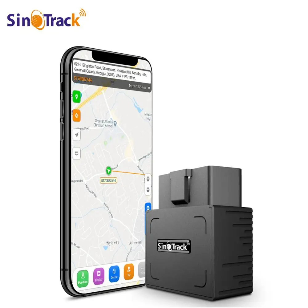Мини Plug Play OBD GPS трекер автомобиля GSM OBDII устройство слежения автомобиля OBD2 16 PIN Интерфейс Китай gps локатор с программным обеспечением и приложением